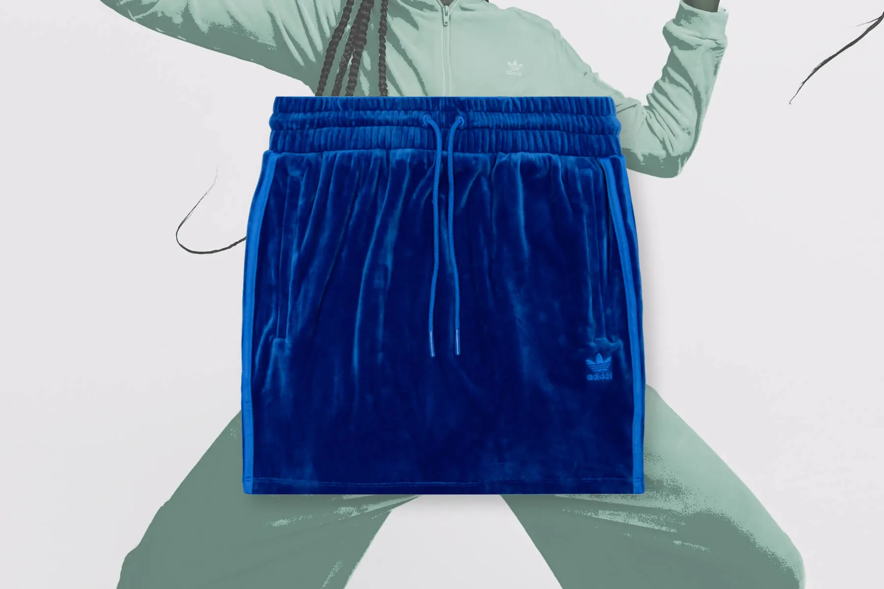 Adidas Originals x Jeremy Scott Women's Skirt - Blue